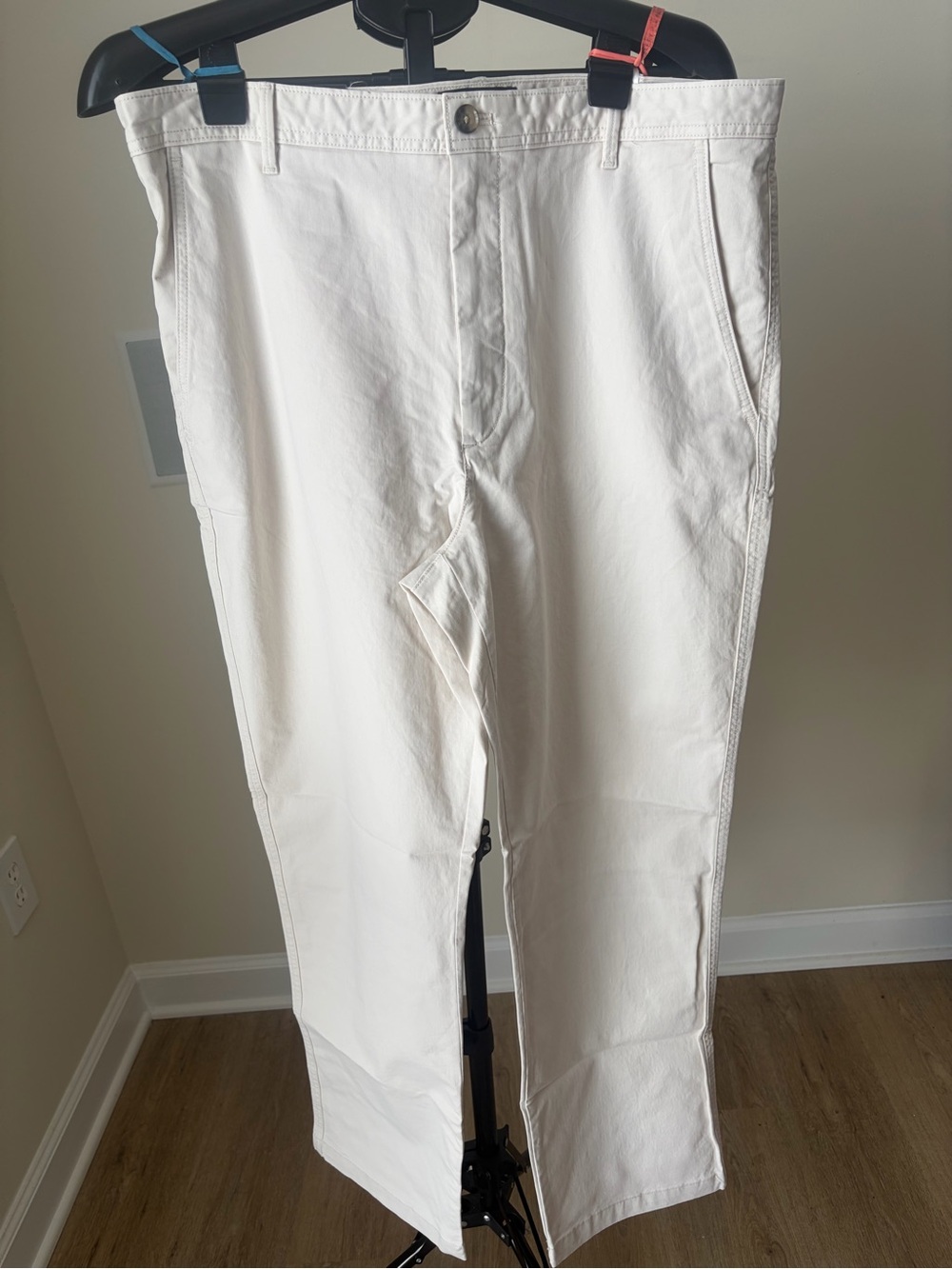 NWT Banana Republic High-Rise Authentic White Chino Pants Sz 16